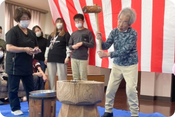 餅つき大会の画像