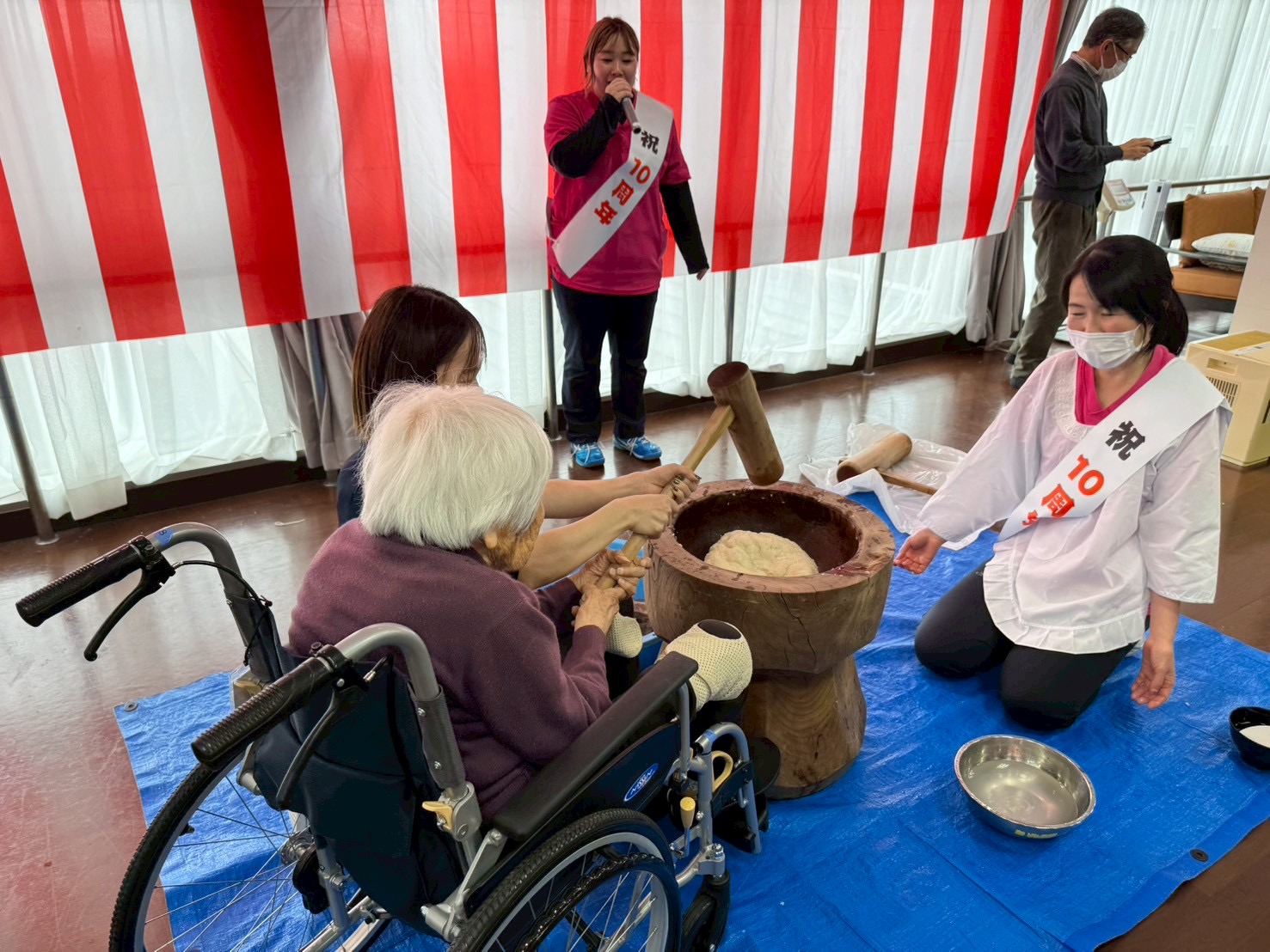2025餅つき大会の様子　3
