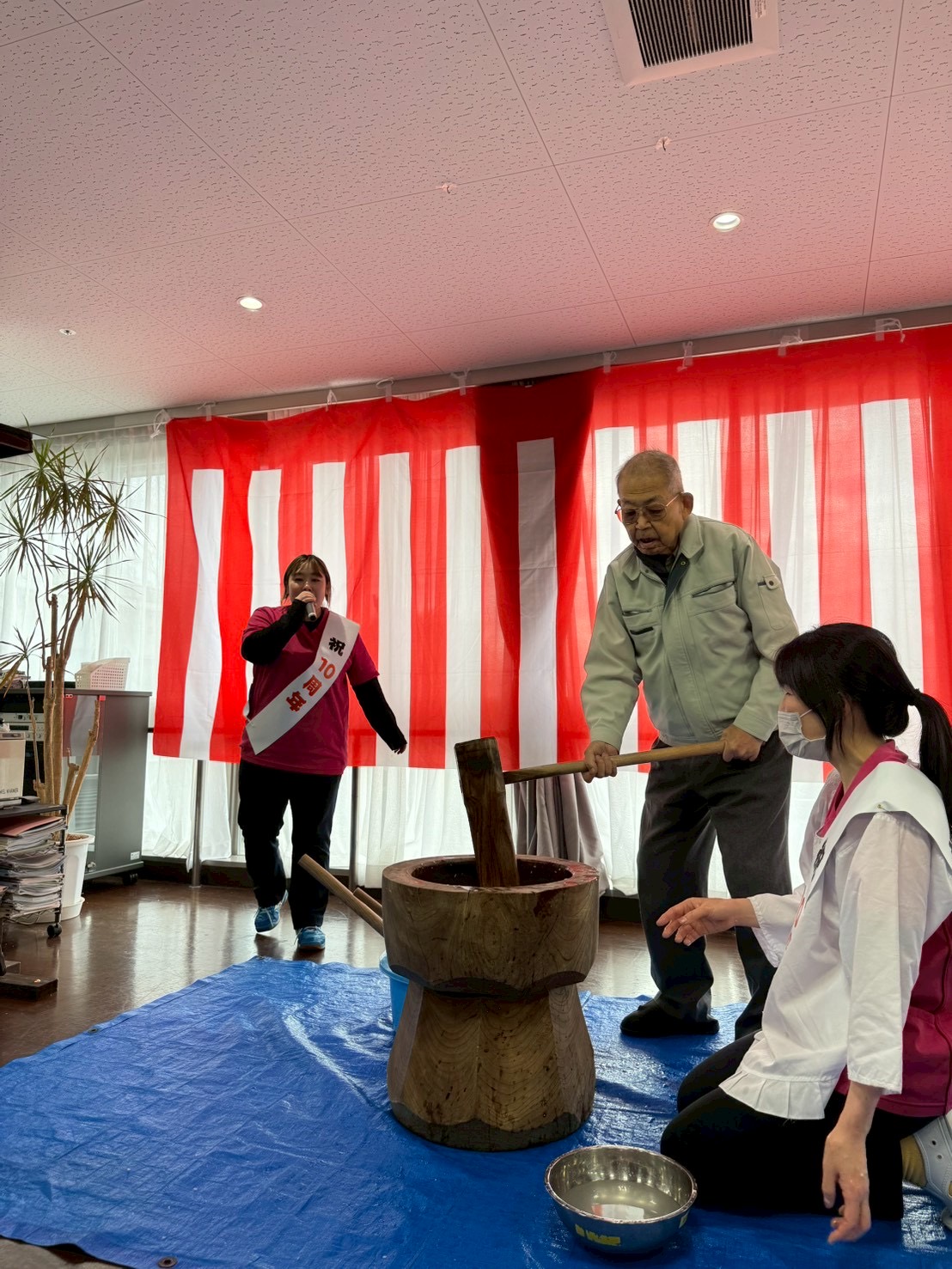 2025餅つき大会の様子　5